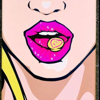 "…Like Candy" başlıklı Tablo Mach-One tarafından, Orijinal sanat, Sprey boya