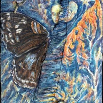 Peinture intitulée "Gardien d'Eternité" par Macha Volodina, Œuvre d'art originale, Huile