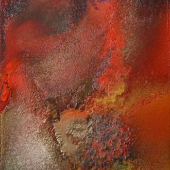Peinture intitulée "Volcano" par Laurence Machils, Œuvre d'art originale