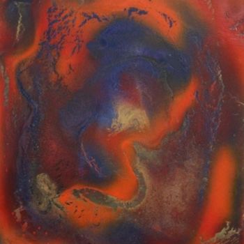 Peinture intitulée "Inferno" par Laurence Machils, Œuvre d'art originale