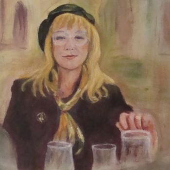 Painting titled "Autoportrait "Macla…" by Maclade, Original Artwork, Oil