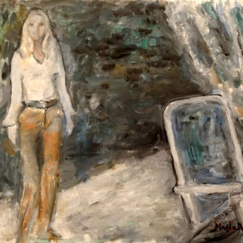 Painting titled "La Madrague" by Maclade, Original Artwork, Oil