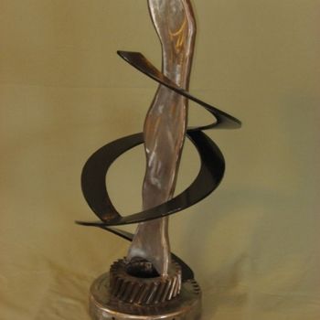 Sculpture titled "Opus" by Mac, Original Artwork, Metals