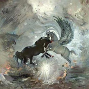 Painting titled "Antinomie" by Mad Mad-Jarova, Original Artwork