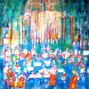 Painting titled "choral-pour-orgues-…" by Madeleine Monnet, Original Artwork