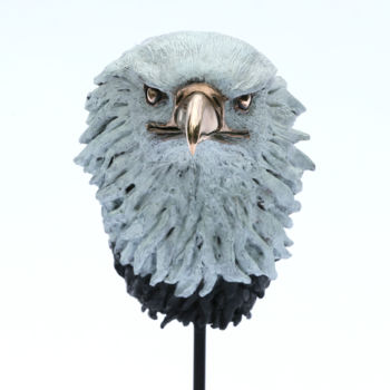 Escultura titulada "Eagle" por Madeleine Van Der Knoop, Obra de arte original, Metales