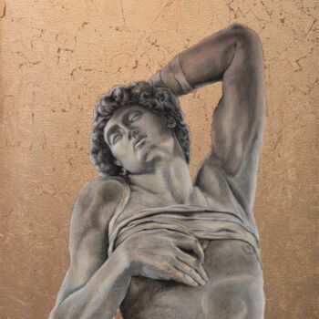 Картина под названием "Deliverance" - Madlen Fox, Подлинное произведение искусства, Масло Установлен на Деревянная рама для…