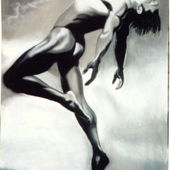 Painting titled "Naked Man" by Madoner, Original Artwork