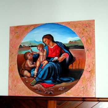 Painting titled "Madonna Alba" by Madoner, Original Artwork