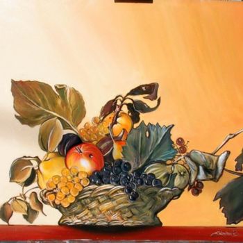 Painting titled "The Basket- Michela…" by Madoner, Original Artwork