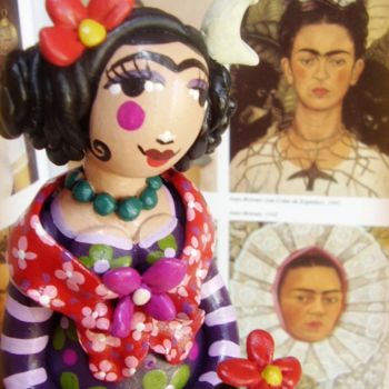 Escultura intitulada "Frida" por Flickr/Madulopes, Obras de arte originais