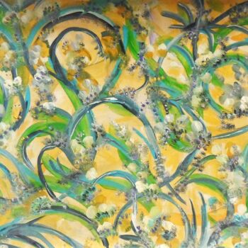 Картина под названием "JAUJA" - Mae Art, Подлинное произведение искусства, Акрил Установлен на Деревянная рама для носилок