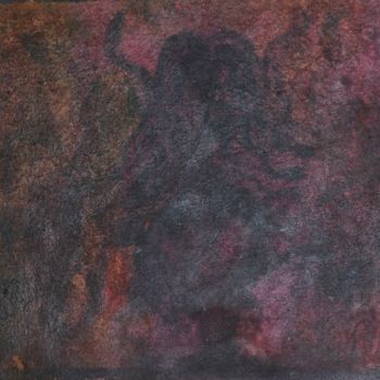 Painting titled "Dance of the Dark F…" by Mariska Ma Veepilaikaliyamma, Original Artwork, Pigments