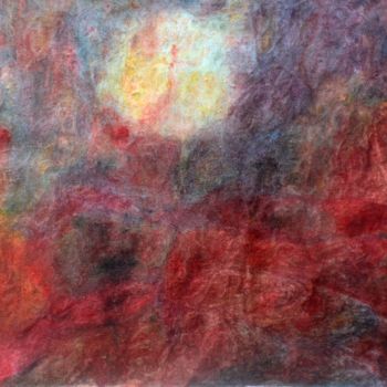 Painting titled "Grandmother Spider…" by Mariska Ma Veepilaikaliyamma, Original Artwork, Pigments