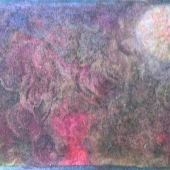 Painting titled "Forest Goddess Danc…" by Mariska Ma Veepilaikaliyamma, Original Artwork, Pigments