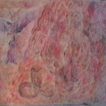 Painting titled "Mysterious New Moon…" by Mariska Ma Veepilaikaliyamma, Original Artwork, Pigments