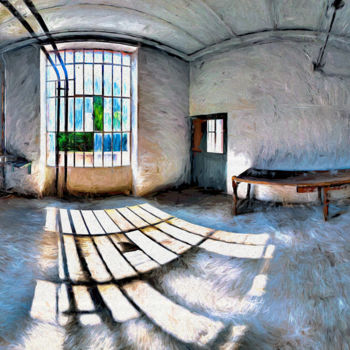 Arts numériques intitulée "Lumières panoramiqu…" par Maël Bathfield, Œuvre d'art originale, Peinture numérique