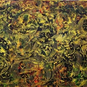 Painting titled "ENCUENTRO INFINITO-…" by Maestro Roldan, Original Artwork, Oil