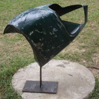 Sculpture titled "FRAGMENTATION VESPA" by Mag Michel, Original Artwork