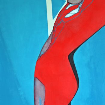 Peinture intitulée "Body" par Maga Smolik, Œuvre d'art originale, Acrylique