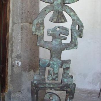 Escultura intitulada "Totem" por Maga, Obras de arte originais