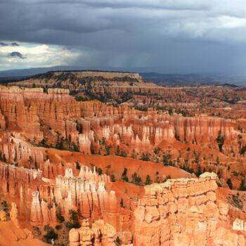 Photography titled "Hoodoos sous l'orage" by Magali Asselin, Original Artwork, Digital Photography
