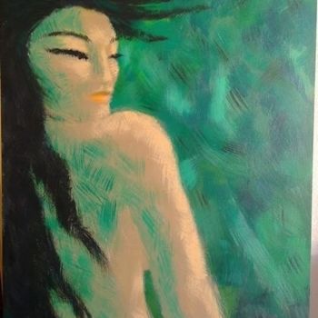 Peinture intitulée "FemmAsia" par Magali Doche (Magali Créative), Œuvre d'art originale, Acrylique