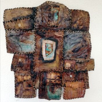 Текстильное искусство под названием "Doux songes" - Magali Trivino, Подлинное произведение искусства, пэчворк