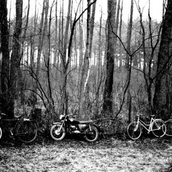 Fotografia intitolato "bicycles on tour" da Magda Durda, Opera d'arte originale, Fotografia non manipolata