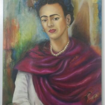 Pintura intitulada "Frida" por Magda Mezadre, Obras de arte originais