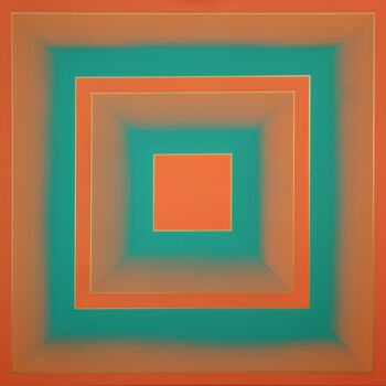 "Symbiosis: Orange T…" başlıklı Tablo Magda Żak tarafından, Orijinal sanat, Akrilik Ahşap Sedye çerçevesi üzerine monte edil…