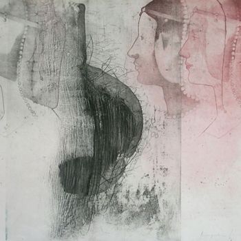 Malerei mit dem Titel "To be 3" von Magda Huygens, Original-Kunstwerk