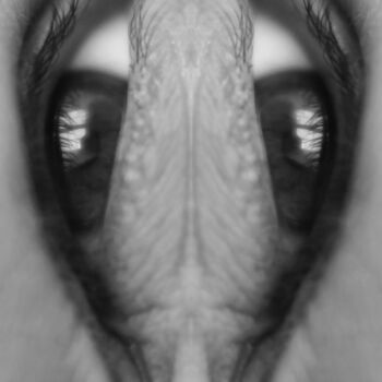 Fotografía titulada "Eye 3" por Magdalena Mienko, Obra de arte original, Fotografía manipulada Montado en Panel de madera