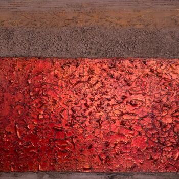Malarstwo zatytułowany „Sogno Rosso” autorstwa Magdalena Oppelt, Oryginalna praca, Akryl