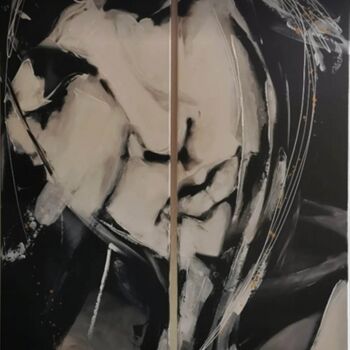 Картина под названием "...krótki moment zw…" - Magdalena Sawicka, Подлинное произведение искусства, Акрил Установлен на Дере…