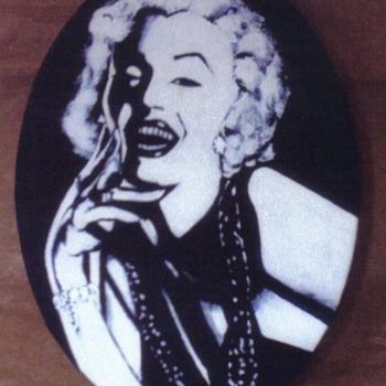 Pittura intitolato "Marilyn" da Marguerite Rodriguez, Opera d'arte originale, Olio