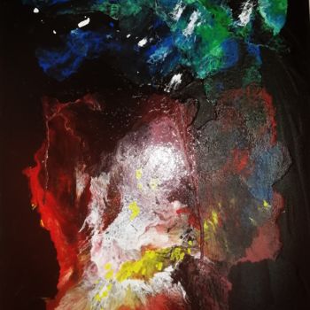 Pittura intitolato "Oltre l'infinito" da Martina Montagni, Opera d'arte originale, Acrilico