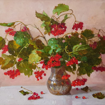 Malerei mit dem Titel "Flower still life,…" von Ilia Zherniak (Magicofcolour), Original-Kunstwerk, Öl