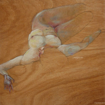 Painting titled "Nude study by Magne…" by Magnetic Studio, Original Artwork