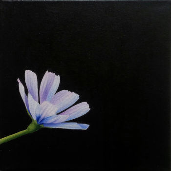 Картина под названием "Cornflower" - Rita Magos, Подлинное произведение искусства, Масло
