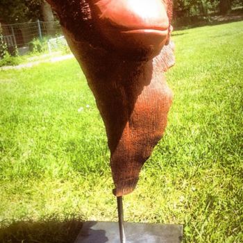 Sculpture titled "Simius" by Magoti, Original Artwork, Clay