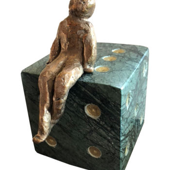 Skulptur mit dem Titel "La baraka" von Martine Magritte, Original-Kunstwerk, Bronze