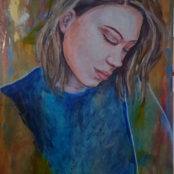 Peinture intitulée "Alexandra" par Magtram, Œuvre d'art originale, Acrylique