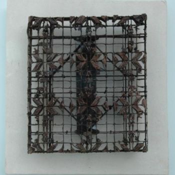 Scultura intitolato "Antique Batik Stamp…" da Hyder, Opera d'arte originale