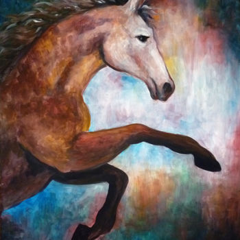 "horse" başlıklı Tablo Mahes tarafından, Orijinal sanat, Akrilik