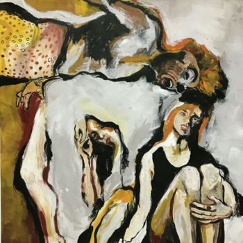 Pittura intitolato "Sightless Day" da Mahjoob Zohourian, Opera d'arte originale, Acrilico