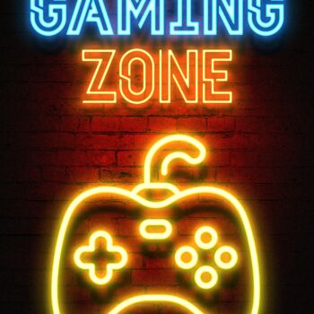Arte digitale intitolato "gaming zone" da Mahmood Maher, Opera d'arte originale, Pittura digitale