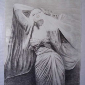 Drawing titled "sans titre" by Mahtab, Original Artwork, Other