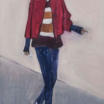 Painting titled "Mannequin" by Mai Yi, Original Artwork, Oil