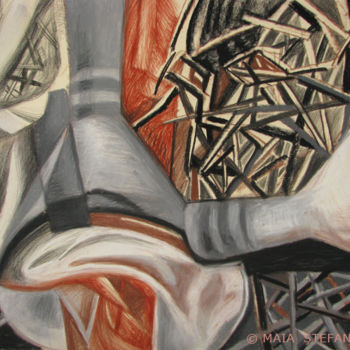 Malerei mit dem Titel "Allegro" von Maia Stefana Oprea, Original-Kunstwerk, Öl